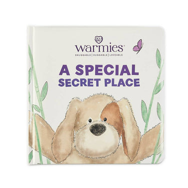 Children's board book "A Secret Special Place" featuring colorful illustrations and an engaging story