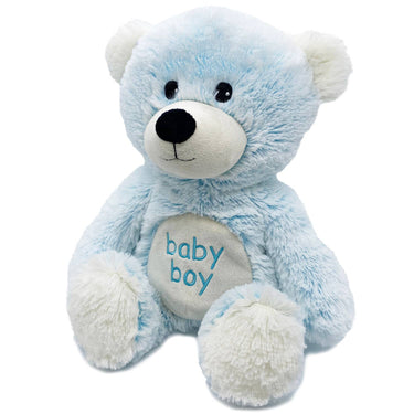 Baby boy Bear Warmies Large plush designed to provide soothing warmth and comfort