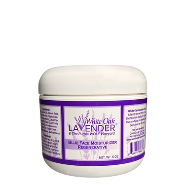 Front view of Blue Face Moisturizer showing the product label