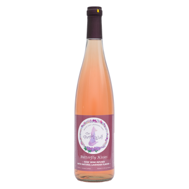 Butterfly Kisses wine showcasing bottle design and label details