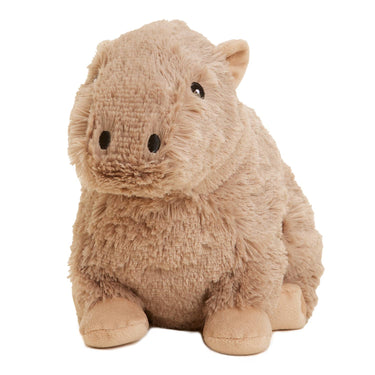 Capybara Warmies plush designed to provide soothing warmth and comfort