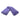 Curly Purple Warmies Neck Wrap designed to provide soothing warmth and comfort around the neck