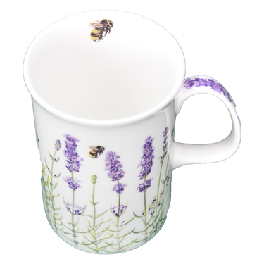 Mug from Dishes collection featuring lavender design for drinking and serving