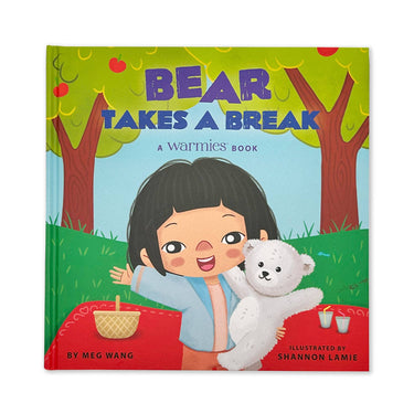 Bear Takes a Break Picture Book front cover showing the book title, illustration, and overall design