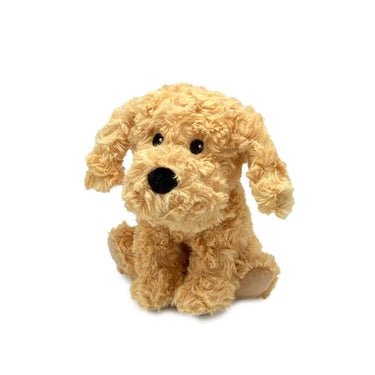 Golden Dog Warmies Junior plush designed to provide soothing warmth and comfort