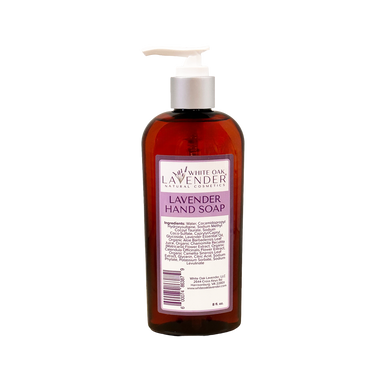 Bottle of Lavender Hand Soap for gentle cleansing and moisturizing of hands