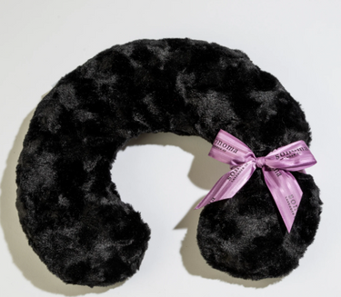 Lavender Neck Pillow in Onyx pattern for soothing relaxation and neck support