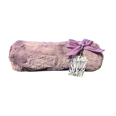 Lavender Neck Roll in Elderberry scent for soothing relaxation and neck support