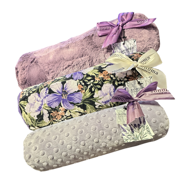 Multiple Lavender Neck Roll products displayed together for relaxation and neck support