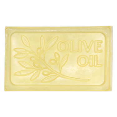 Front view of olive oil bar soap showing the product