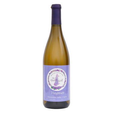 Viognier wine showcasing bottle design and label details