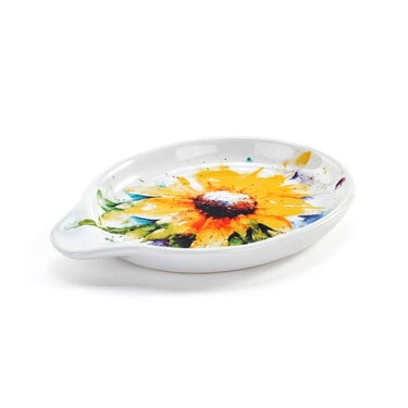 Sunflower Oval Spoon Rest