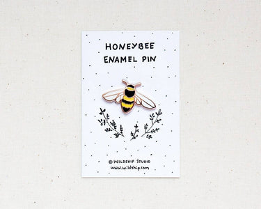 Enamel Pin Honeybee
