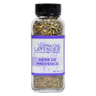 Front view of Herbs de Provence Seasoning packaging showing label and product details