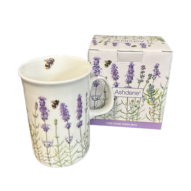Ashdene Bone China Mug showcasing elegant design, craftsmanship, and packaging details