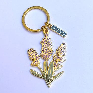 Key Chain Enamel Lavender