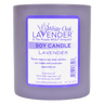 28oz lavender candle front view