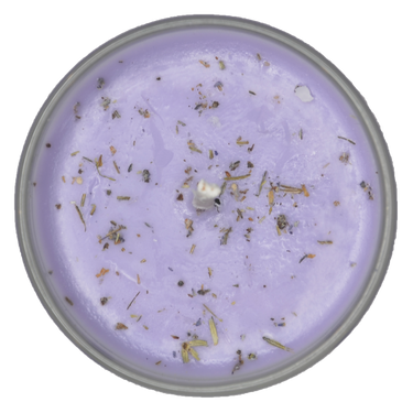 28oz lavender candle top view