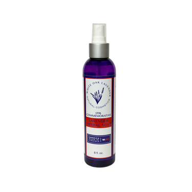Commemorative Lavender Herbal Mist 8oz front view showing spray bottle with product label and packaging design clearly