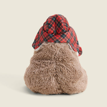 Back view of Cozy Capybara Warmies plush showing overall design and texture for soothing warmth and comfort