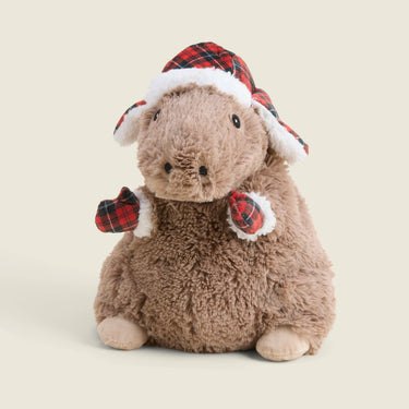 Cozy Capybara Warmies plush showing front design for soothing warmth and comfort