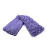 Curly Purple Warmies Neck Wrap designed to provide soothing warmth and comfort around the neck