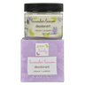Front view of Lavender Lemon Deodorant showing jar and box packaging
