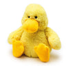 Duck warmies Junior plush designed to provide soothing warmth and comfort