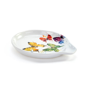 Flock of Butterflies Oval Spoon Rest
