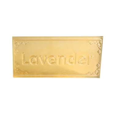 Front view of Lavender Honey Soap Bar showing the product