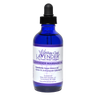 Front view of 4 oz Massage Oil bottle showing full list of ingredients on the label