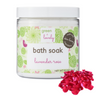 Lavender Rose Bath Soak front view showing the product label and packaging design clearly