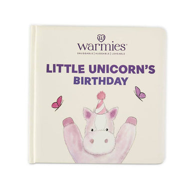 Children's board book "Little Unicorn’s Birthday" featuring colorful illustrations and engaging story