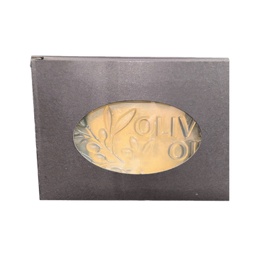 Front view of Goat Milk Soap Bar in box packaging