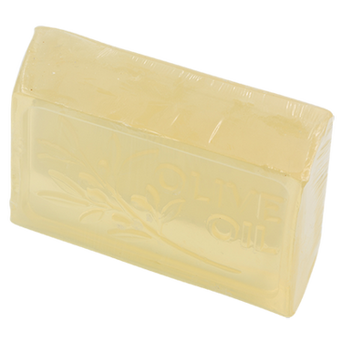 Top view of olive oil bar Soap showing the product
