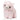 Pink Llama Warmies Junior plush toy front view, showing soft texture, cozy design, and child-friendly features