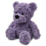 Purple Curly Bear Warmies Large plush designed to provide soothing warmth and comfort