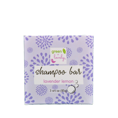 Front view of Shampoo Bar packaging showing product label